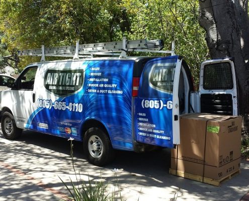 Air Tight Heating & Cooling Systems service van